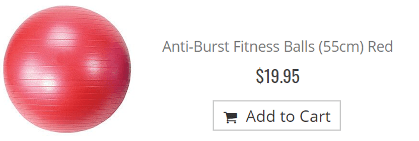 Anti-Burst FItness Ball
