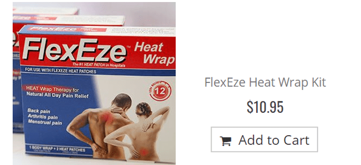 Flexeze Body Heat Wrap Kit